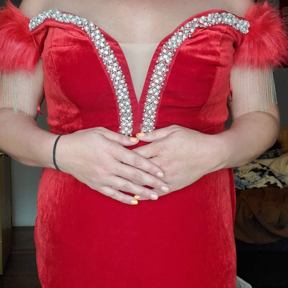 Red Evening Gown